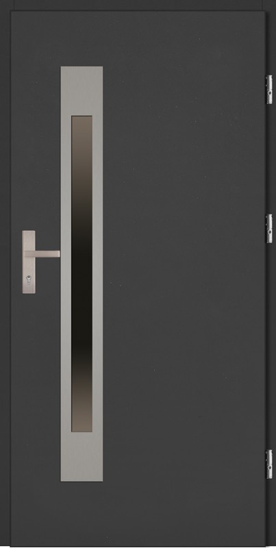 Drzwi zewnętrzne antracyt 90 cm Fabio Uno 92 SETTO 