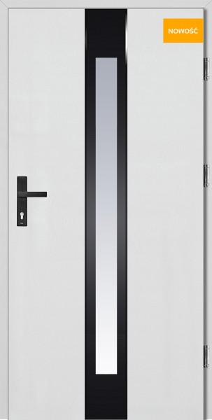 Drzwi wejściowe zewnętrzne biały Fabio STEP LW Plus 68 mm