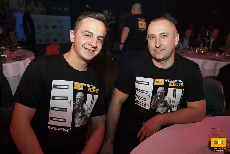 Ekipa SETTO na gali Copa Rocky Boxing Night wspierała Kamila Gardzielika