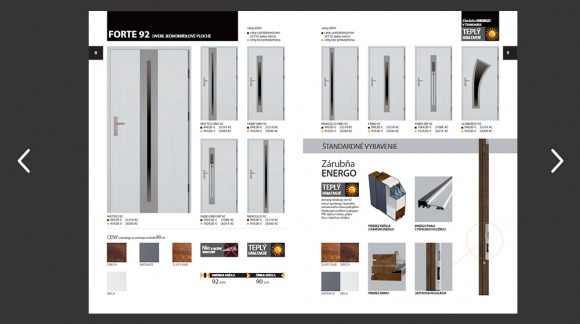 Katalog drzwi zewnętrznych stalowych SETTO - 2018 w wersji słowackiej